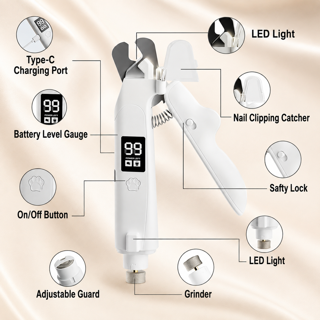 Lumière by Pawvilla - Pet Nail trimmer and Buffer