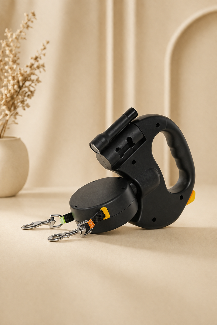 Retractable Duel Dog Leash